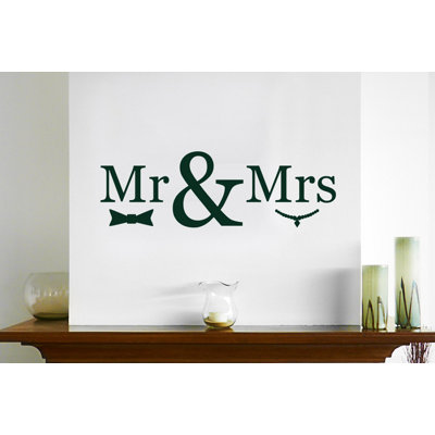 Mr Mrs Wall Sticker