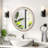 Wooden Farmhouse Round Wall Mirror