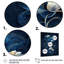 Fleurs chinoises bleues et blanches IV - Art mural floral-234880220-234880221