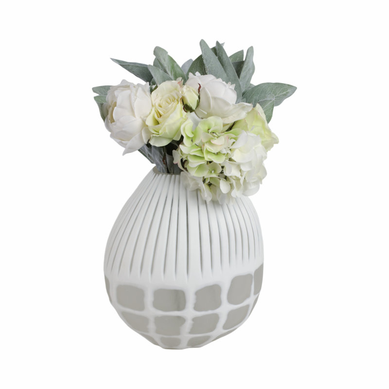 Arles Glass Table Vase, 11" H x 11" W x 8" D