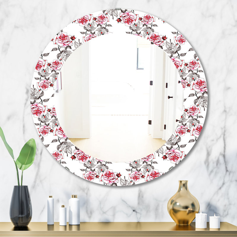 Miroir mural Blossom 3, H 31,5 po x l po