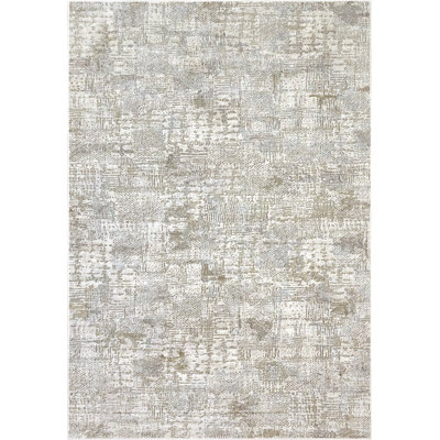 Tapis beige/bleu Karlee
