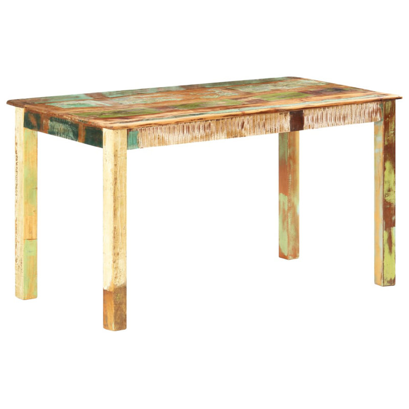 Curry Solid Wood Top Dining Table, H76 x L140 x W70cm