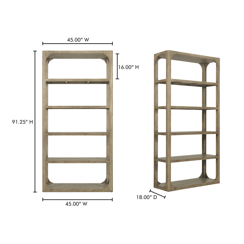Abbott Solid Wood Bookcase
