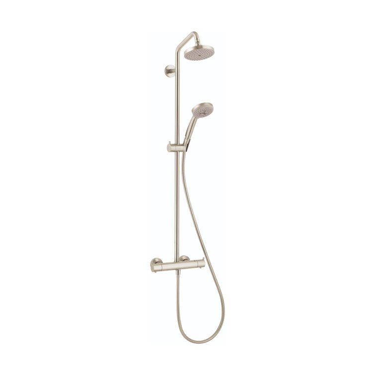 Hansgrohe 27169821 Croma Complete Shower System with Quick Clean