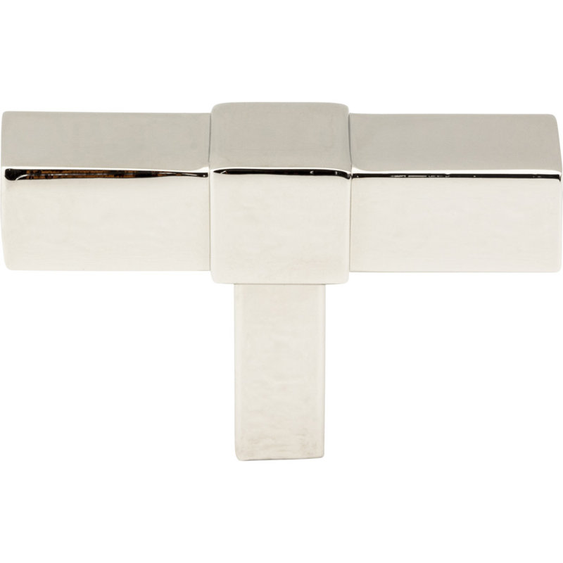 Zane Bar Knob, Polished Nickel