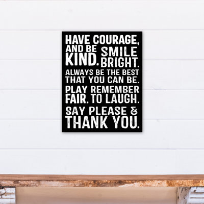 Awesome Words - Toile tendue, art textuel