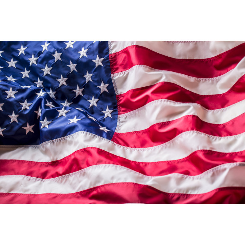 USA Flag by MarianVejcik - Wrapped Canvas Print, 61cm H x 91cm W