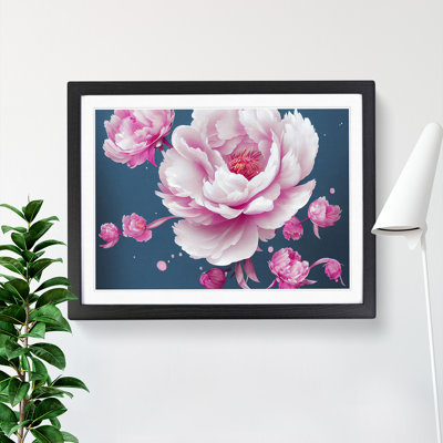 Mind Blowing Peony Flowers - Framed Print