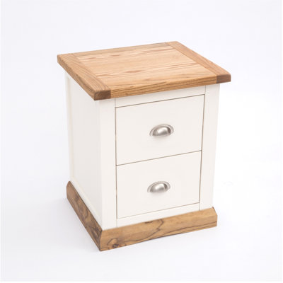 Pembroke 45cm W Solid + Manufactured Wood Bedside Table