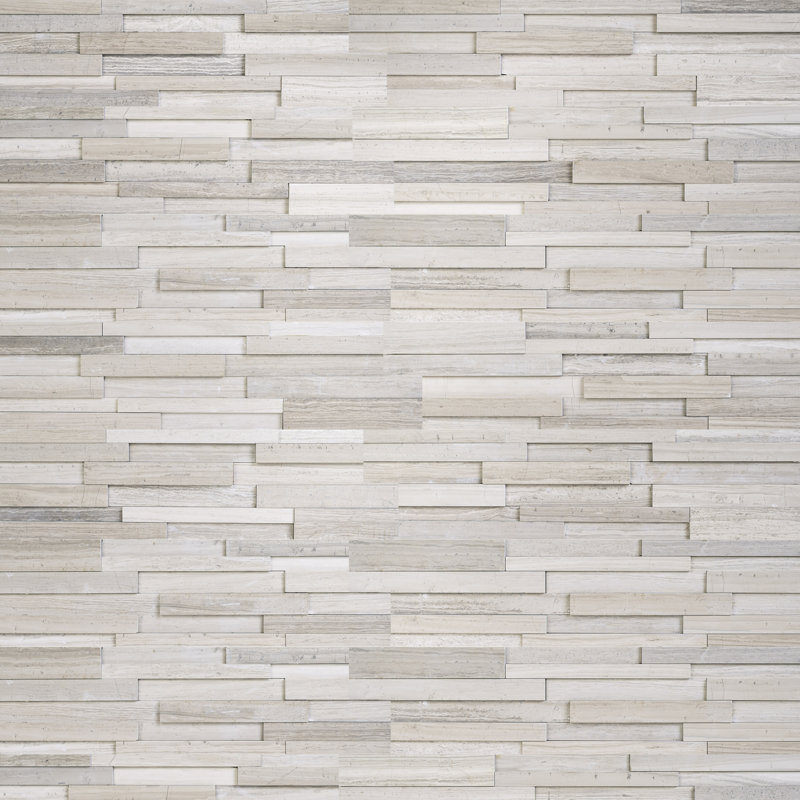 6 in. x 24 in. Honed Natural Stone Ledger Panel Wall Tile, Cindero