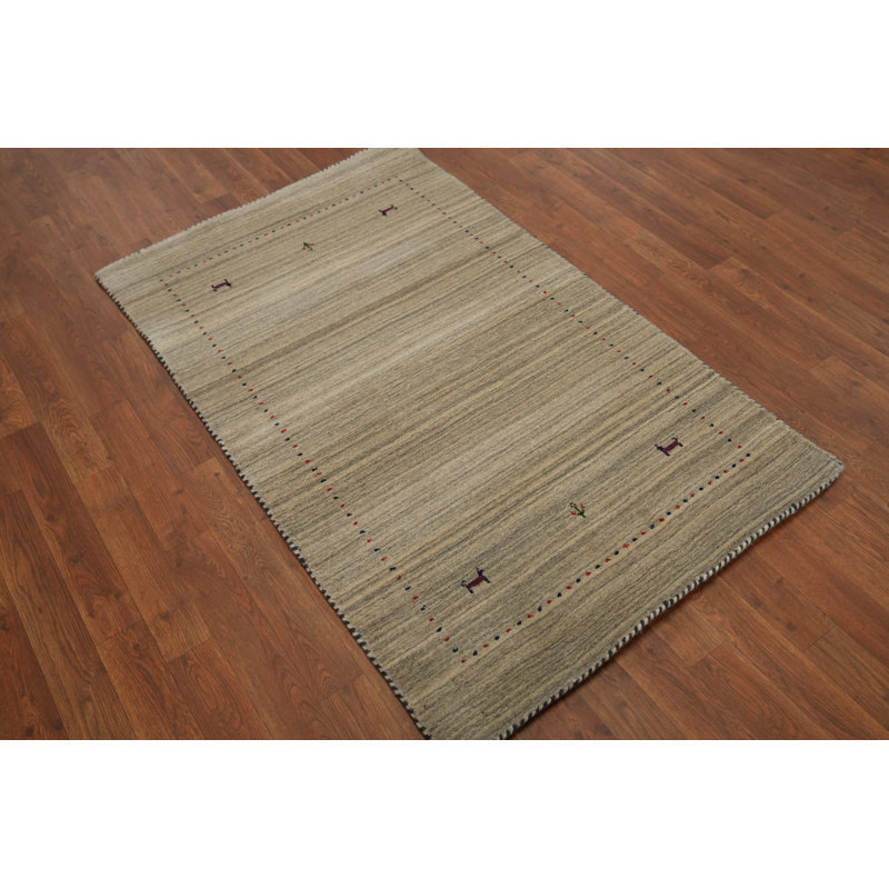 Tapis oriental tribal fait à la main 3 x 5