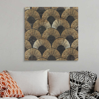 «Golden Art Deco II» par Aimee Wilson, reproduction sur toile