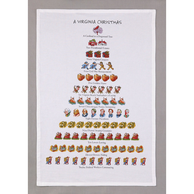 Serviette de cuisine A Virginia Christmas