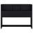 Chatmon 49-Inch Queen Bookcase Headboard Black-2022325796