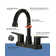 Centerset 2-handle Bathroom Faucet with Drain Assembly