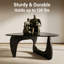 Table basse 31,5 "en verre trempé-130178079