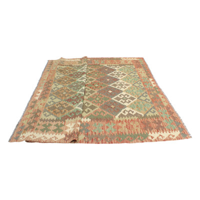 Sun Faded Flatweave Nathalie Brown Rug