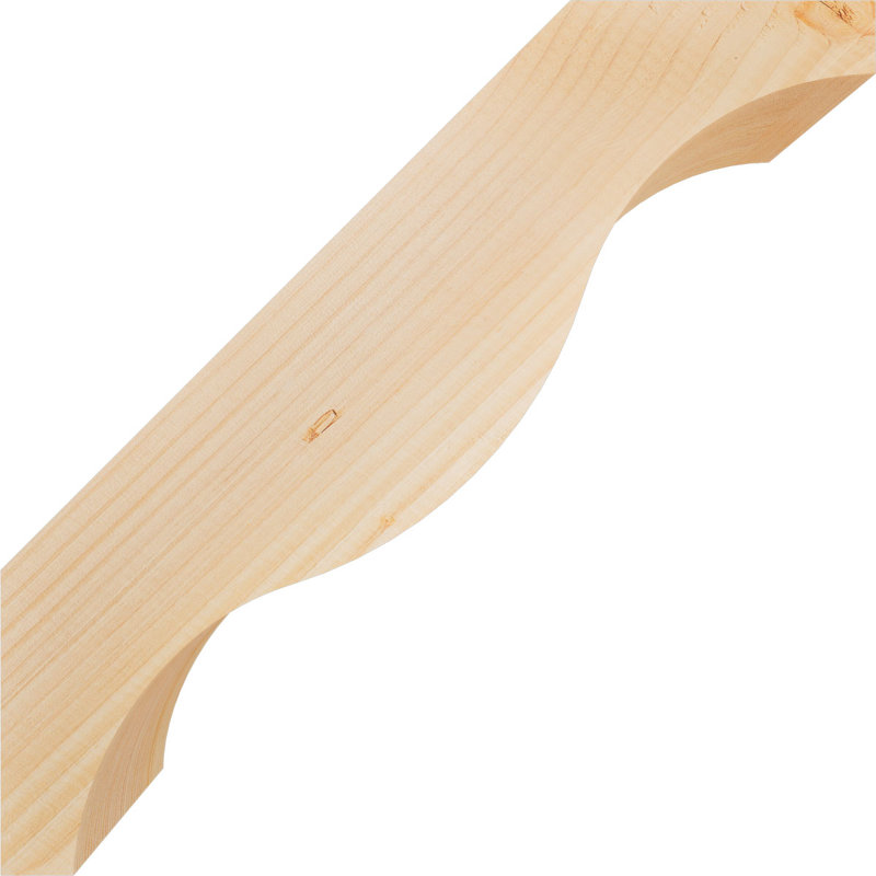Attelle de genou Funston, Sapin de Douglas, Lisse, H 18 po x l 5,5 po x P 18 po