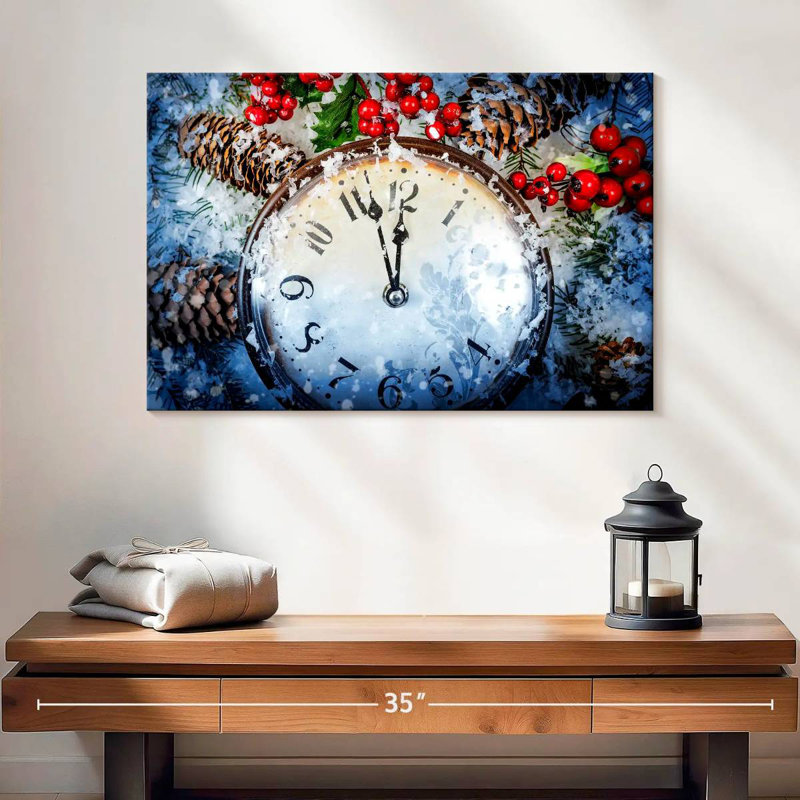 Minutes jusqu'à Noël, H 16 po x l 24 po