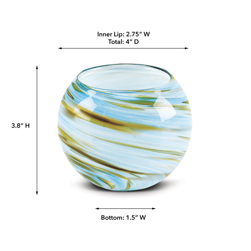 Petit porte-votive en verre Modern Galaxy