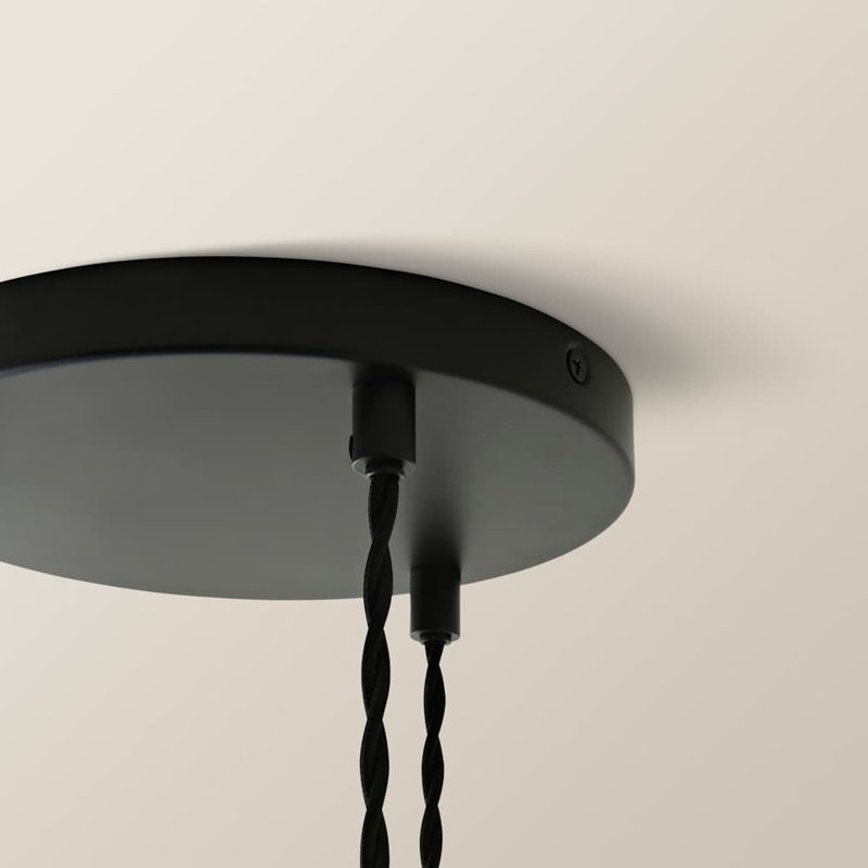 3 - Light Pendant, Matte Black