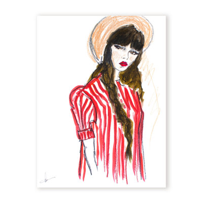 'Monique' Framed Print Wall Art