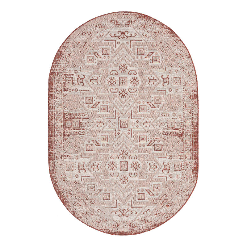 Allexis Indoor / Outdoor Rug, Oval 5'3" x 7'10"