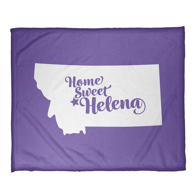Jeté polaire montana hélène, Mauve, l 32,5 po x L 42,5 po