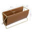 Metal Faux Leather Paper Organiser