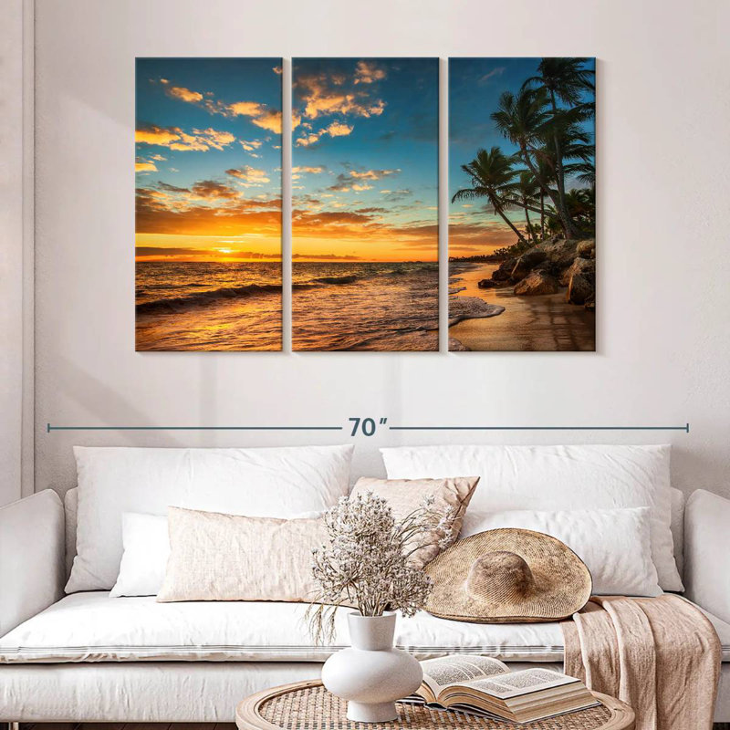 Sunset Gillard Scene, 32" H x 50" W