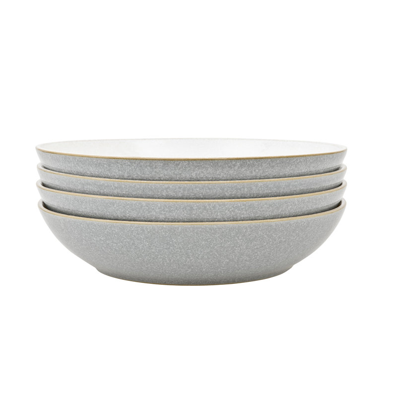 Denby Elements Pasta Bowls, Light Grey
