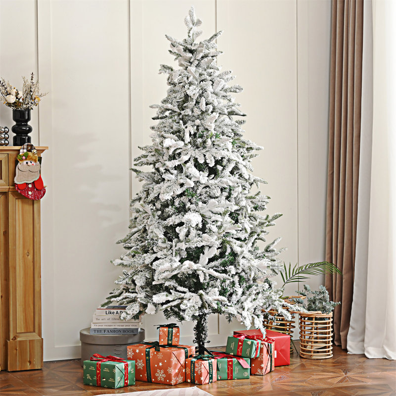 Arbre de Noël artificiel enneigé, 5.9'