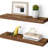 Miami Floating Shelves Set with Invisible Wall Mount Brackets-126284542-126282452