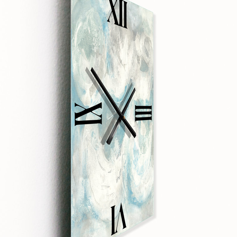 Horloge murale Pale Blue Shade IV, Grand
