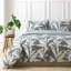 Microfiber Floral Duvet Cover with Pillowcases