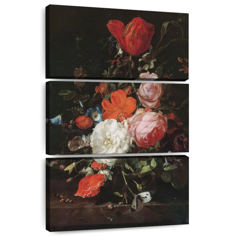 Vase With Flowers 1715, 65" H x 42" W