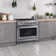 F965 Series 36 in. Stellar Collection 3.8 cu. ft. Dual Fuel Range, 5 Sealed Burners, 8 Function Convection Oven in Stainless Steel