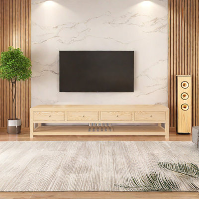 Nouveau meuble télé chinois moderne en bois massif