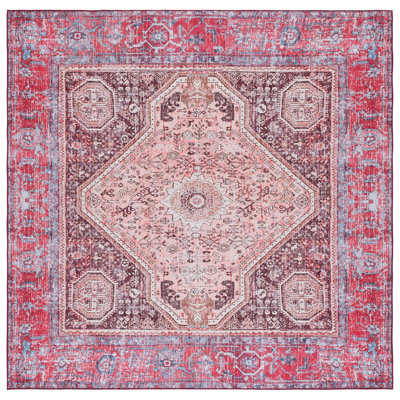 Tapis oriental beige / rouge