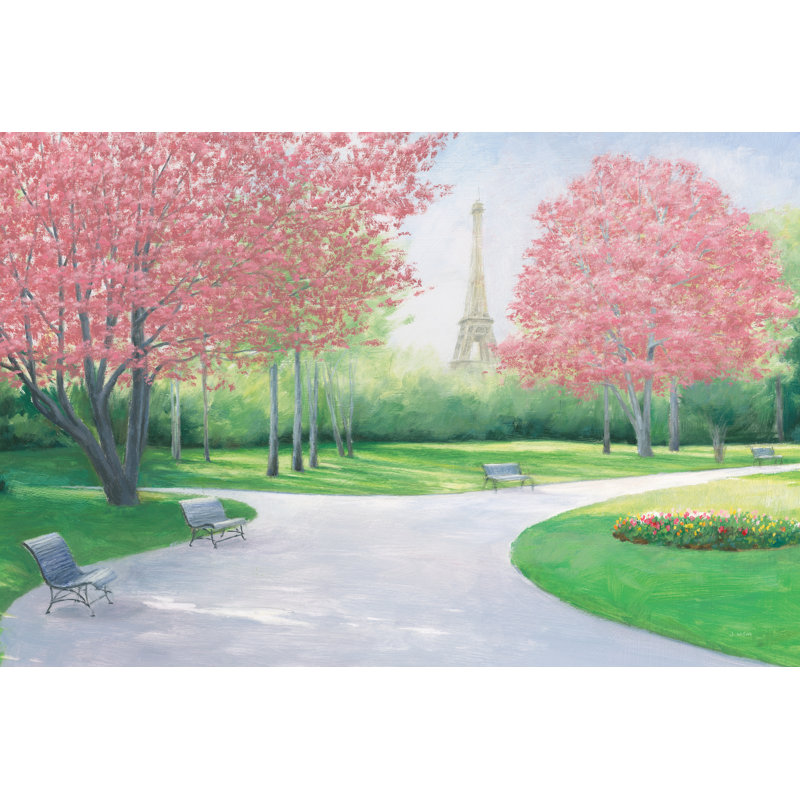 Parisian Spring V2 Crop by James Wiens - Wrapped Canvas Painting, 51cm H x 76cm W x 3.8cm D