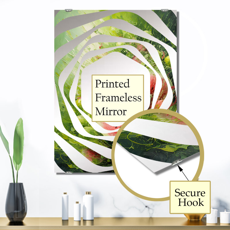 Reinboldt - Grand miroir mural Melon, 32 po x 24 po