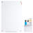 Magnetic Glass Whiteboard, Dry Erase Board 36"x24"-108772219-108772222