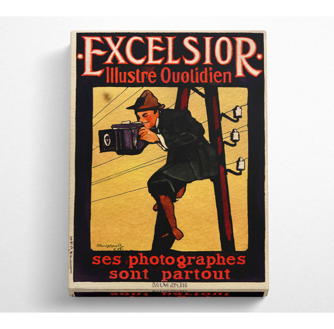 Excelsior Affiche - Kunstdrucke auf Segeltuch