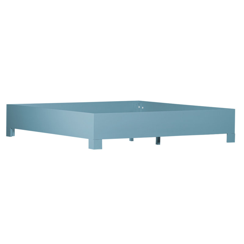 Cadre de lit standard 16 po, Complète, Bleu piscine