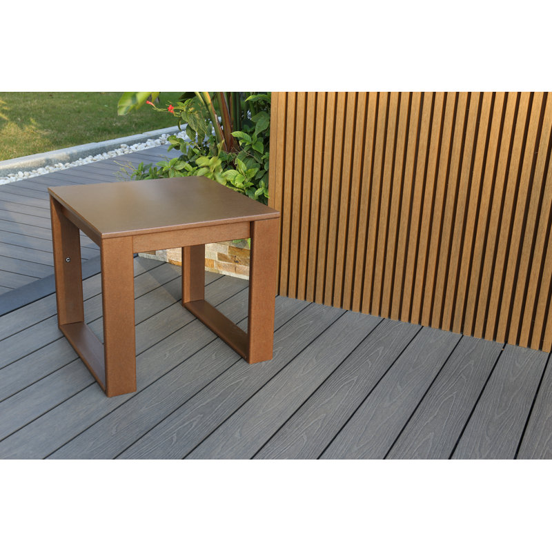Table d'appoint moderne en teck, Brown