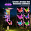Carillon solaire papillon avec tubes en aluminium-1185301016