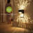 Velociraptor Acrylic White Plug-In Night Light With Light Sensor, 3000K+RGB, Color Changing, Memory
