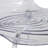Minelli Dining Side Chair with Water Ripple Design and Chrome Legs-451650594