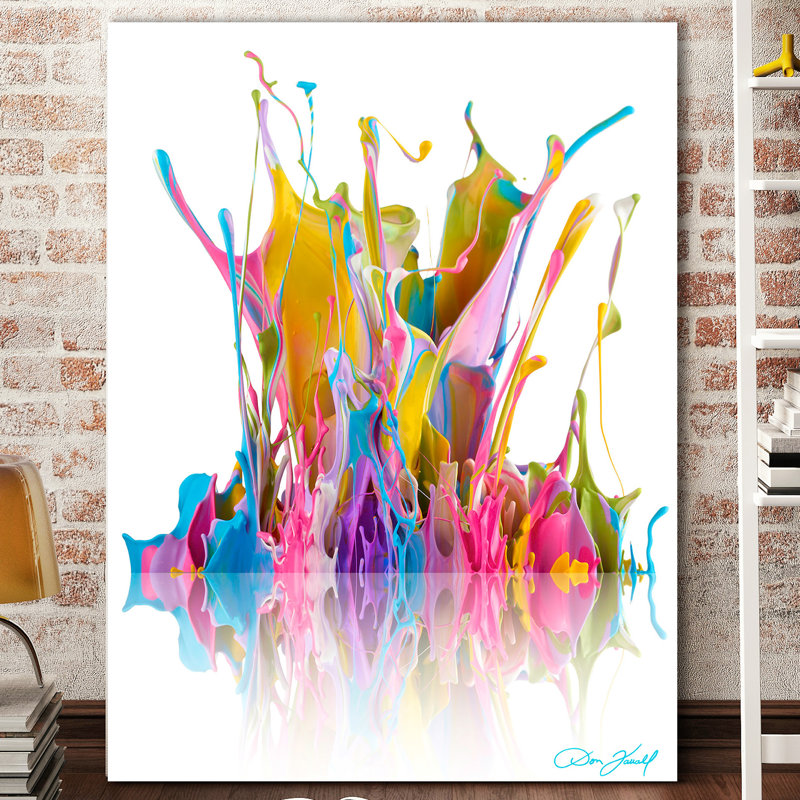 Colourful Crescendo by Don Farrall - Wrapped Canvas Print, 102cm H x 76cm W x 4cm D
